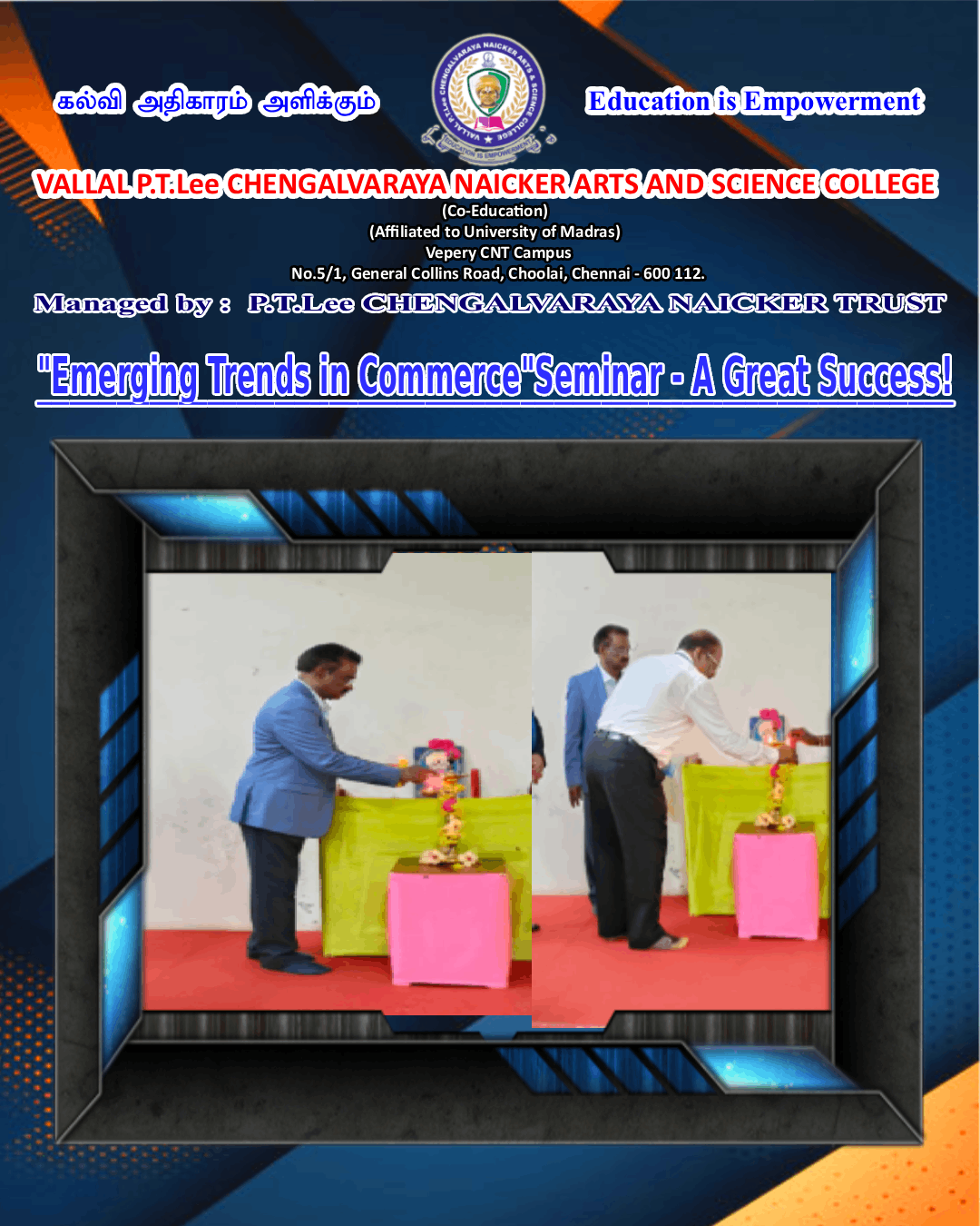 B.Com (General & CA) Seminar  "Emerging Trends in Commerce"